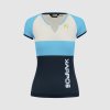 KARPOS Dámské triko MOVED EVO W JERSEY (011) blue atoll/white/sky captain - modré/bílé