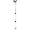 LEKI Nordic Walking hole POLES TRAVELLER ALU 90 -130 cm black/silvergray/neonyellow - černé/šedé