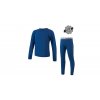 SENSOR Dětský set  MERINO AIR  dl.rukáv + spodky - tm. modrý