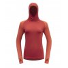devold expedition merino 235 hoodie woman coral 3 1