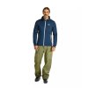 ORTOVOX Pánská mikina FLEECE HOODY deep ocean - modrá
