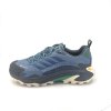 BAZAR - MERRELL Pánské trekové boty MOAB SPEED 2 GTX steel blue - modré