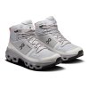 ON Dámské trekové boty CLOUDROCK MID WATERPROOF glacier/alloy - bílé