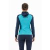 KARPOS Dámská mikina AMBRIZZOLA W FULL-ZIP HOODIE blue atoll/sky captain - modrá