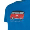 LA SPORTIVA Pánské triko VAN T-SHIRT neptune - modré