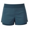 MOUNTAIN EQUIOMENT Dámské kraťasy DYNAMO TWIN SHORT majolica blue - modré