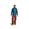 61142 55901 SWISSWOOL PIZ CARTAS VEST M petrol blue M 01