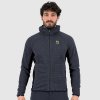 KARPOS Pánská mikina ROCCHETTA HOODIE FLEECE - šedá