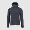 KARPOS Pánská mikina ROCCHETTA HOODIE FLEECE - šedá