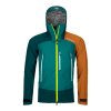 ORTOVOX Pánská bunda WESTALPEN 3L JACKET Pacific green - zelená