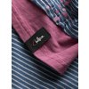 CHILLAZ Dámské tričko FANCY LITTLE DOT indigo blue stripes washed - modré