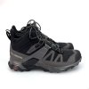 BAZAR - SALOMON Pánské turistické boty X ULTRA 4 MID WIDE GTX black/magnet/pearl blue - černé