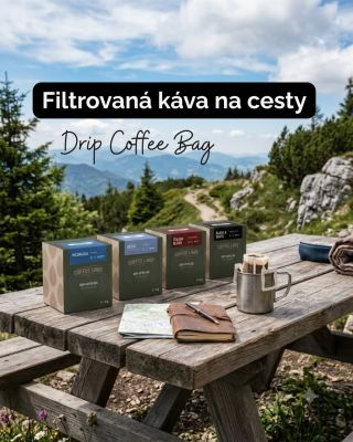 ☕NOVINKA v naší nabídce☕ Káva, kterou si připravíte kdekoliv na cestách. Chystáte se do hor, pod stan nebo jen na...