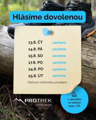 📢 DŮLEŽITÉ UPOZORNĚNÍ 📢 prodejna Ostrava V následujících dnech budeme čerpat dovolenou, a proto bude upravena otevírací...