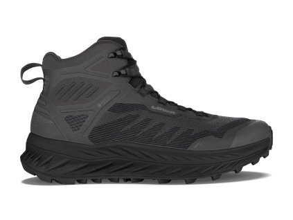 Pánske trekové topánky LOWA FORTUX GTX QC black/black - čierne (Veľkosť EU - komplet 41)