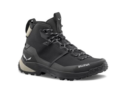 SALEWA Dámska treková obuv PUEZ 2 MID PTX W black/black - čierna (Veľkosť EU - komplet 35)