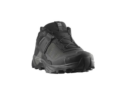 SALOMON Pánske turistické topánky X ULTRA 5 GTX balck/asphalt/castlerock - black (Veľkosť EU - komplet 41 1/3)