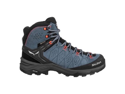 SALEWA Dámska treková obuv WS ALP TRAINER 2 MID GTX java blue/fluo coral - blue (Veľkosť EU - komplet 37)