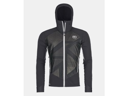 ORTOVOX Pánska softshellová bunda COL BECCHEI JACKET 2 black raven - čierna (Veľkosť M)