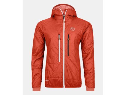 ORTOVOX Dámska bunda SWISSWOOL PIZ BOE JACKET sunset orange - oranžová (Veľkosť L)