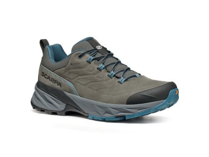 SCARPA Pánska treková obuv RUSH 2 PRO GTX titanium/ocean - sivá (Veľkosť EU - komplet 41,5)
