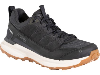 OBOZ Pánska treková obuv HYALITE LOW B-DRY WATERPROOF black sea - black (Veľkosť EU - komplet 42)