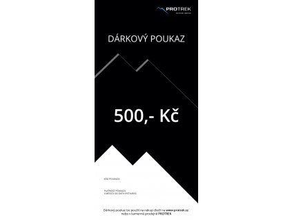 Darčeková poukážka 500 CZK