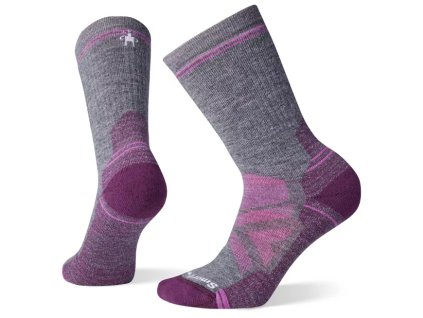SMARTWOOL Dámske W PERFORMANCE HIKE FULL CUSHION CREW ponožky stredne šedé
