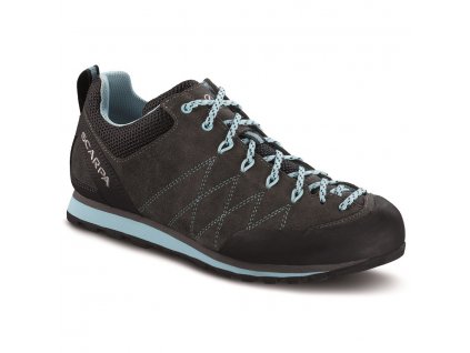 SCARPA Dámska treková obuv CRUX shark/blue radiance - sivá
