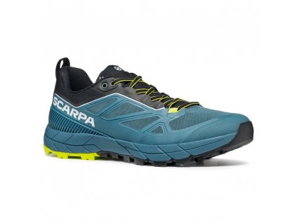 SCARPA Pánska trailová obuv RAPID blue/acid - modrá