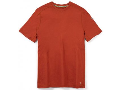 SMARTWOOL Pánske tričko M MERINO SPORT 150 TECH TEE picante - oranžové