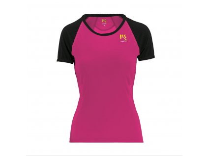 KARPOS Dámske tričko LAVAREDO W JERSEY cabaret/black - ružové