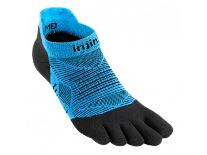 INJINJI Prstové ponožky RUN LIGHTWEIGHT NO-SHOW COOLMAX malibu - modré