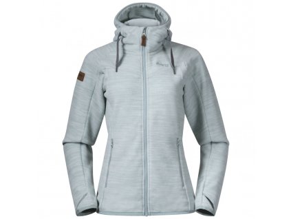 BERGANS Dámska bunda HAREID FLEECE W JACKET teal - modrozelená