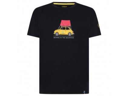 LA SPORTIVA Pánske tričko CINQUECENTO T-SHIRT black - čierne