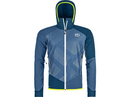 ORTOVOX Pánska softshellová bunda COL BECCHEI JACKET mountain blue - modrá