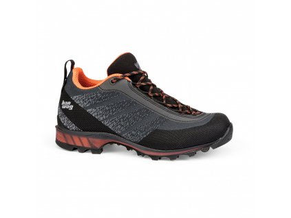 HANWAG Dámska treková obuv FERRATA LIGHT LOW LADY GTX asfalt/oranžová - sivá/oranžová