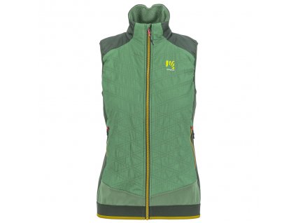 KARPOS Dámska vesta ALAGNA W VEST frosty s./jungle green - zelená