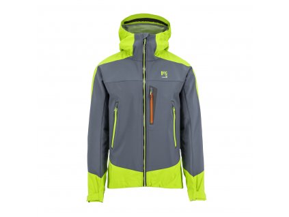 KARPOS Pánska skialpová bunda MARMOLADA JACKET sivá/zelená