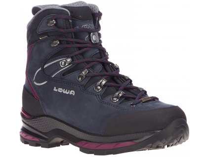 LOWA Dámske trekové topánky MAURIA EVO GTX navy/berry - tmavomodre