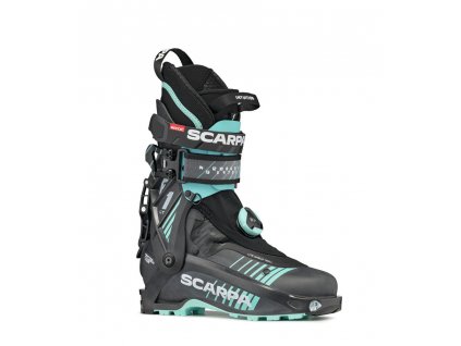 SCARPA Dámske skialpové topánky F1 LT WMN carbon/aqua - čierne