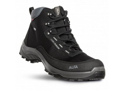 ALFA Dámska treková obuv SYNSHORN PERFORM GTX W black - čierna