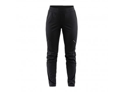 CRAFT Dámske softshellové nohavice na bežky GLIDE PANTS - čierne