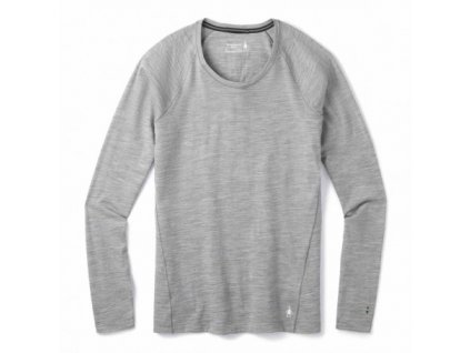 SMARTWOOL Dámske tričko W CLASSIC ALL-SEASON MERINO BL LS BOXED sivé