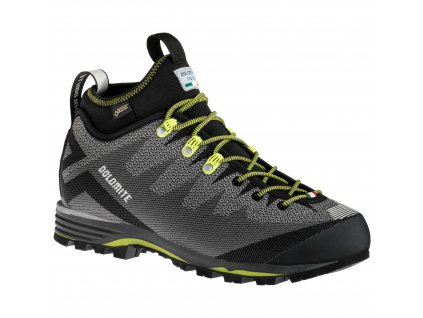 DOLOMITE Pánske trekové topánky VELOCE GTX pewter grey/green shoot - sivé