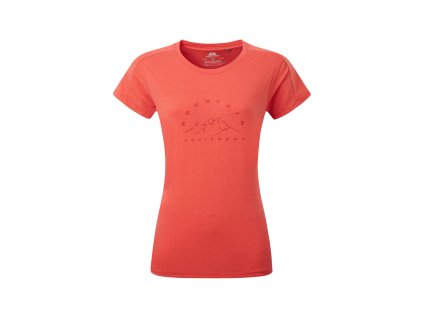 MOUNTAIN EQUIPMENT Dámske tričko HEADPOINT RAY WMNS TEE pop red - červená