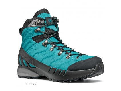 SCARPA Dámska treková obuv CYCLONE-S GTX ceramic/gray - modrá