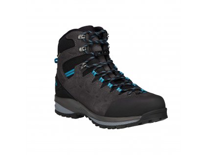 HANWAG Dámske trekové topánky MAKRA TREK SF EXTRA LADY GTX asfalt/oceán - sivé/modré