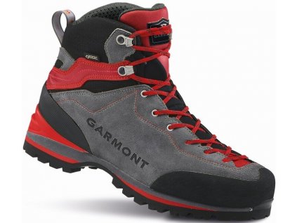 GARMONT Pánske trekové topánky ASCENT GTX grey/red - sivé