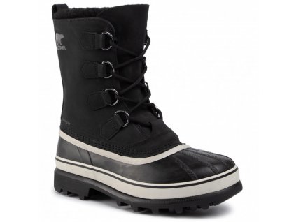 SOREL Pánske zimné topánky CARIBOU™ WP black - čierne